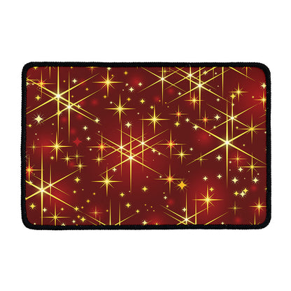 Christmas Sparkle Print Kitchen Mat