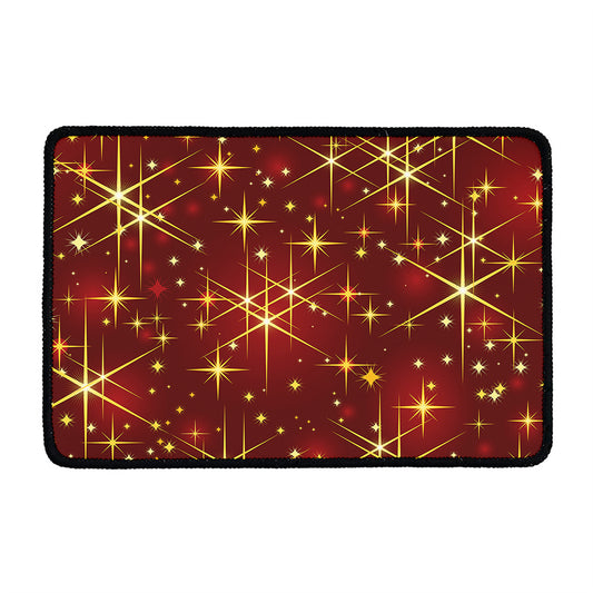 Christmas Sparkle Print Kitchen Mat