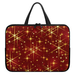 Christmas Sparkle Print Laptop Sleeve With Handle