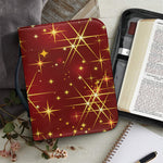 Christmas Sparkle Print Leather Bible Cover