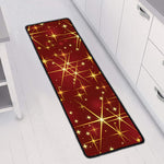 Christmas Sparkle Print Long Kitchen Mat