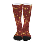 Christmas Sparkle Print Long Socks