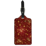 Christmas Sparkle Print Luggage Tag