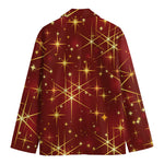 Christmas Sparkle Print Men's Blazer