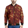 Christmas Sparkle Print Men's Bomber Jacket