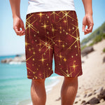 Christmas Sparkle Print Men's Cargo Shorts