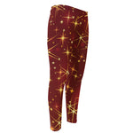 Christmas Sparkle Print Men's Compression Pants