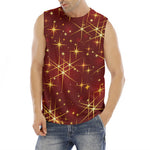 Christmas Sparkle Print Men's Fitness Tank Top