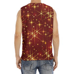 Christmas Sparkle Print Men's Fitness Tank Top