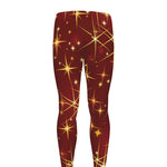 Christmas Sparkle Print Men's leggings