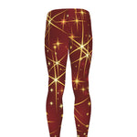 Christmas Sparkle Print Men's leggings