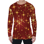 Christmas Sparkle Print Men's Long Sleeve T-Shirt