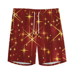 Christmas Sparkle Print Men's Sports Shorts