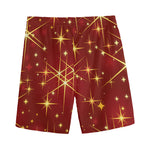 Christmas Sparkle Print Men's Sports Shorts