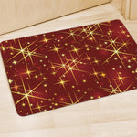 Christmas Sparkle Print Polyester Doormat