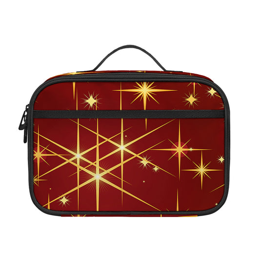 Christmas Sparkle Print Portable Lunch Bag