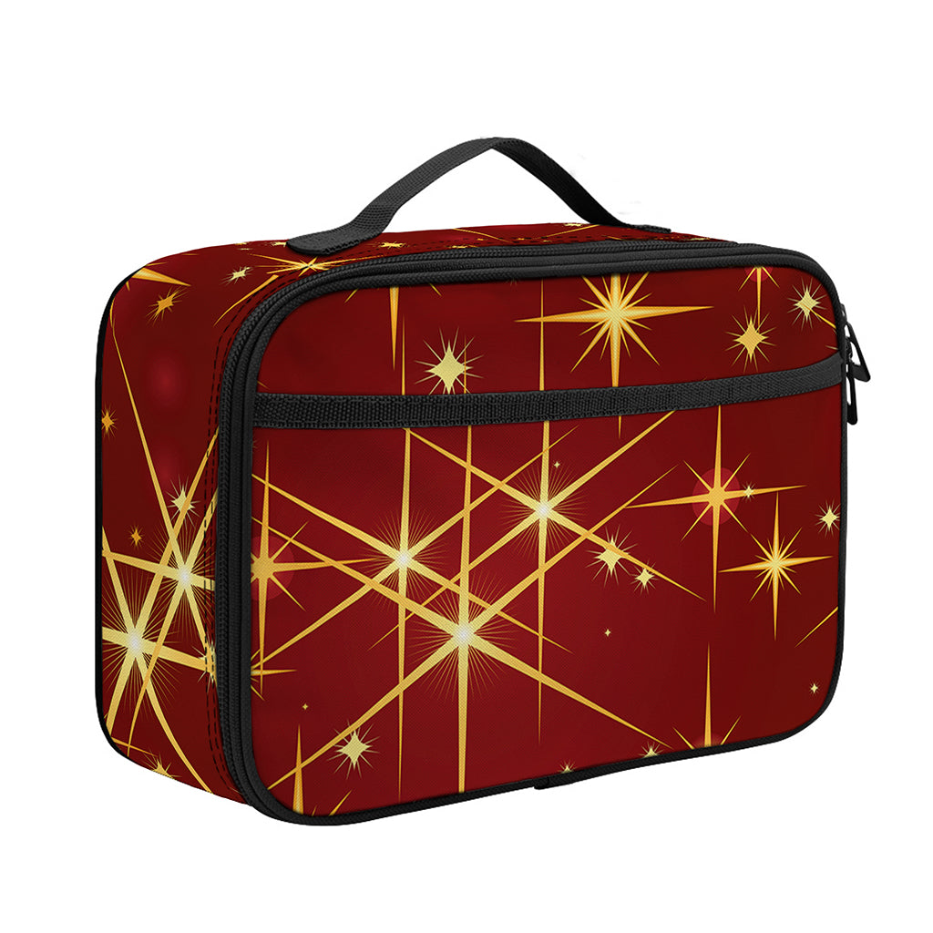 Christmas Sparkle Print Portable Lunch Bag