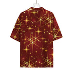 Christmas Sparkle Print Rayon Hawaiian Shirt