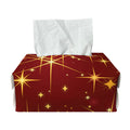 Christmas Sparkle Print Rectangle Tissue Box Cover