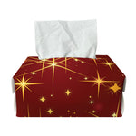 Christmas Sparkle Print Rectangle Tissue Box Cover