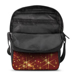Christmas Sparkle Print Rectangular Crossbody Bag