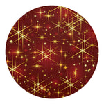 Christmas Sparkle Print Round Blanket