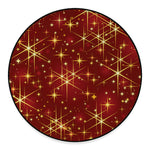 Christmas Sparkle Print Round Floor Mat