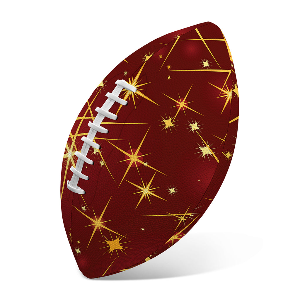 Christmas Sparkle Print Rugby Ball