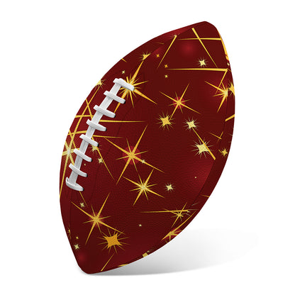 Christmas Sparkle Print Rugby Ball