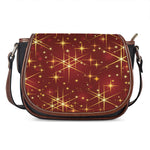 Christmas Sparkle Print Saddle Bag