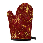 Christmas Sparkle Print Single Oven Mitt