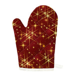 Christmas Sparkle Print Single Oven Mitt
