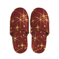 Christmas Sparkle Print Slippers