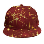 Christmas Sparkle Print Snapback Cap