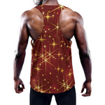 Christmas Sparkle Print Training Tank Top