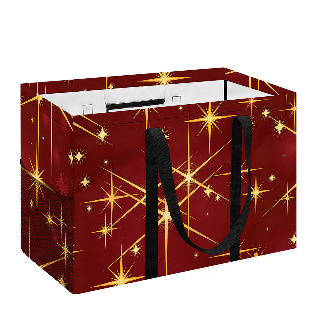 Christmas Sparkle Print Utility Tote Bag