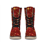 Christmas Sparkle Print Winter Boots