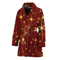 Christmas Sparkle Print Women's Bathrobe