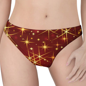 Christmas Sparkle Print Women's Thong