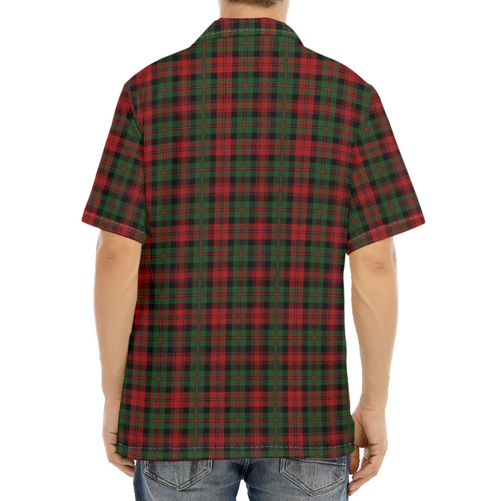 Christmas Tartan Pattern Print Aloha Shirt