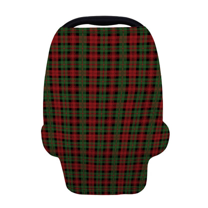 Christmas Tartan Pattern Print Baby Seat Cover
