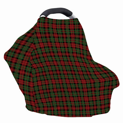 Christmas Tartan Pattern Print Baby Seat Cover