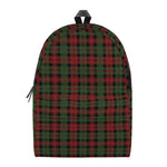 Christmas Tartan Pattern Print Backpack