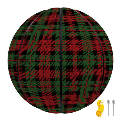 Christmas Tartan Pattern Print Basketball