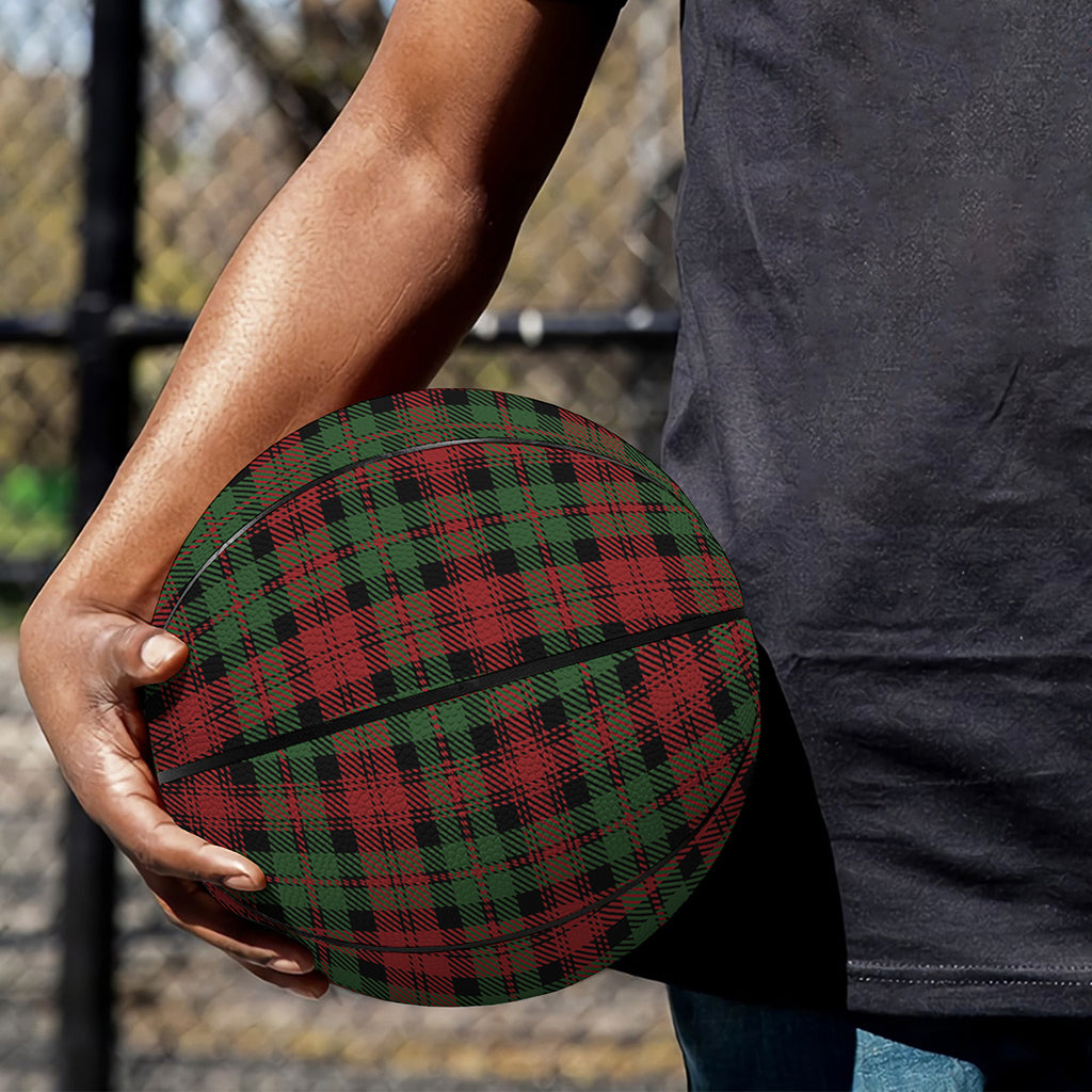 Christmas Tartan Pattern Print Basketball