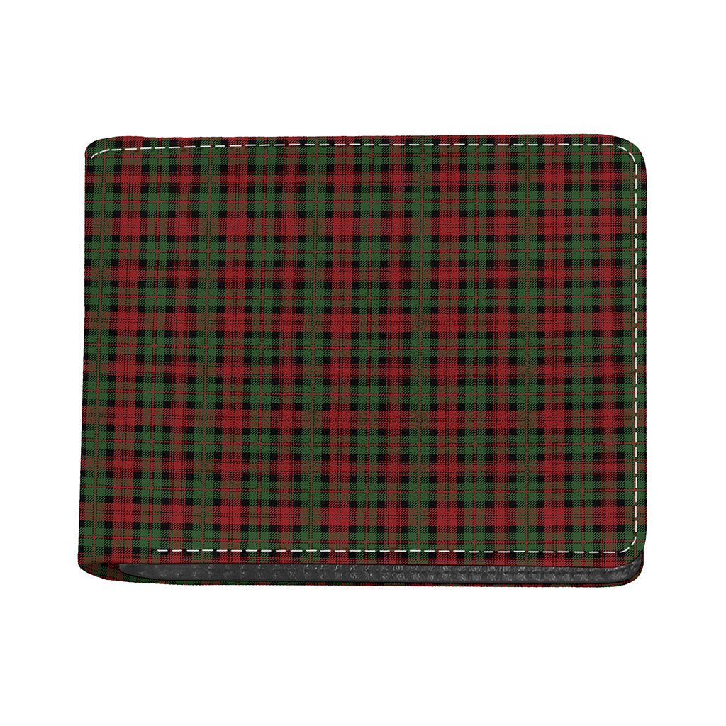 Christmas Tartan Pattern Print Bifold Wallet