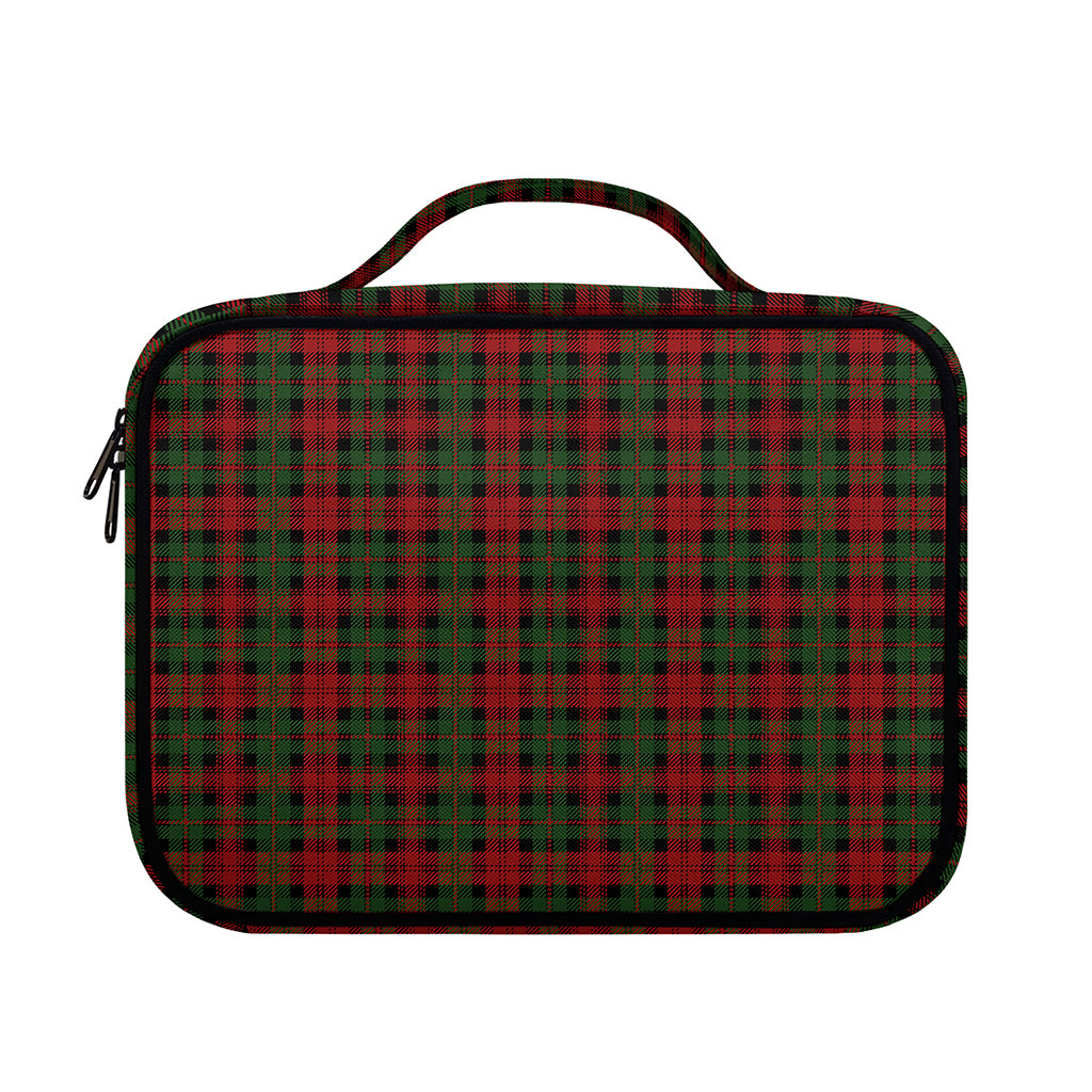 Christmas Tartan Pattern Print Briefcase Bible Bag