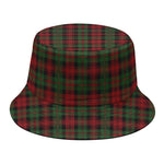 Christmas Tartan Pattern Print Bucket Hat