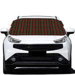 Christmas Tartan Pattern Print Car Windshield Snow Cover