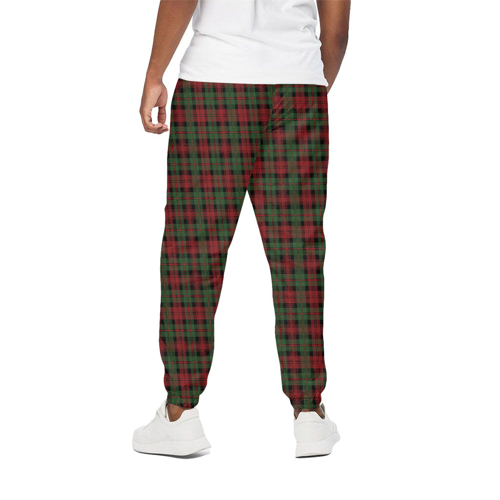 Christmas Tartan Pattern Print Cotton Pants